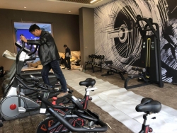 江西贛州會昌碧桂園健身房圖 泡芙视频免费观看网健身器材生產廠