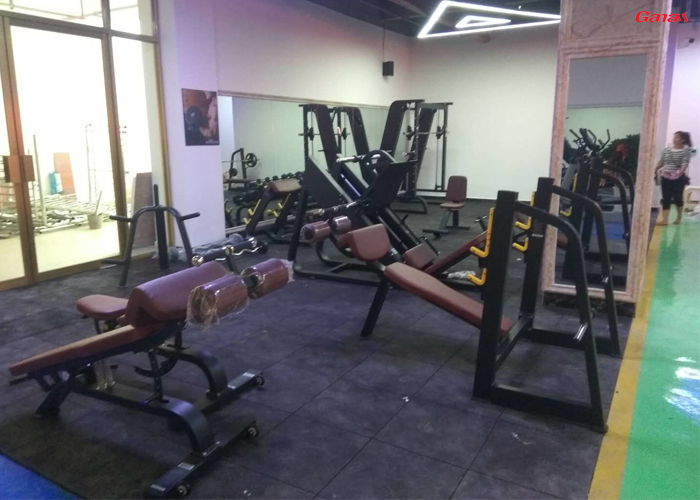 雲南客戶健身房圖片 泡芙视频免费观看网健身器材案例展示