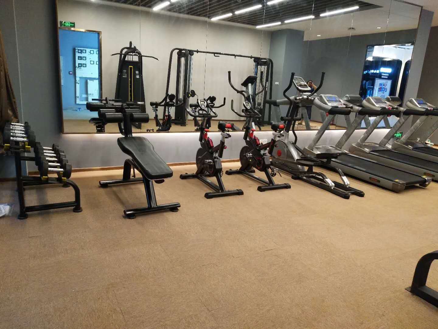 湖南德州陵城區碧桂園健身器材 泡芙视频免费观看网地產健身房案例