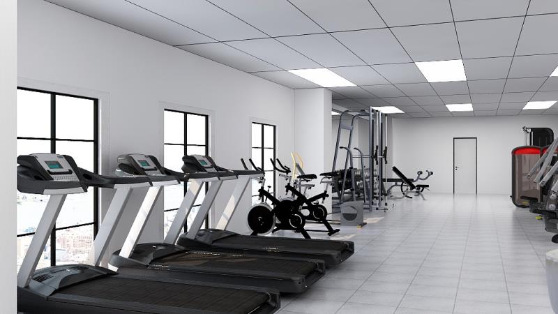 160㎡學院健身房配置方案 