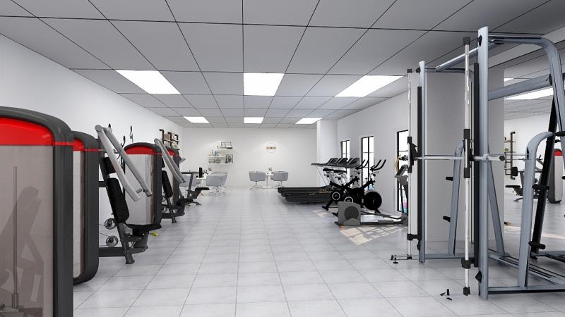 160㎡學院健身房配置方案 