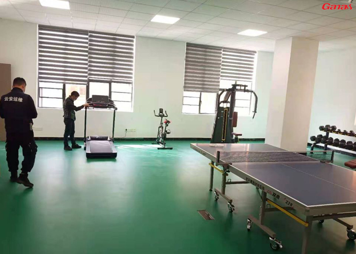 公安局白雲區分局綜合辦證廳健身房案列